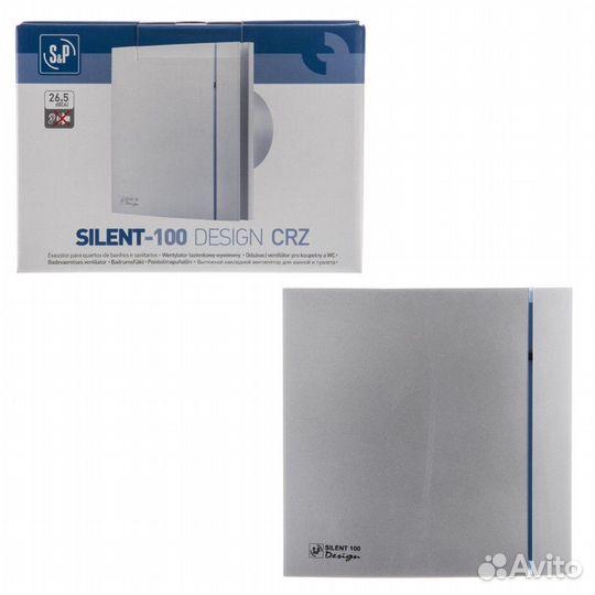 Вентилятор вытяжной Soler Palau silent-100 CRZ SIL