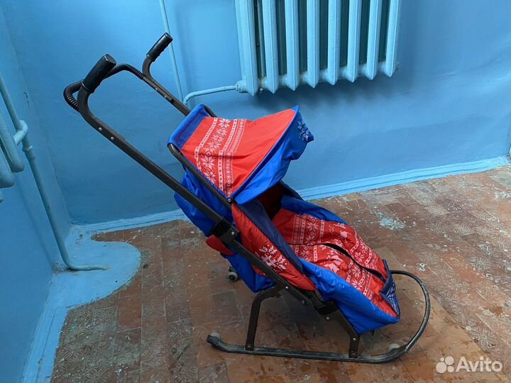 Коляска санки