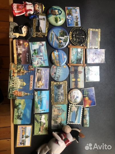 Магниты на холодильник 40 шт