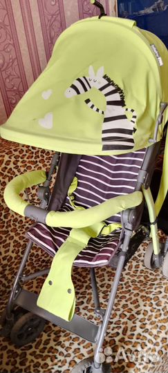 Детское автокресло и коляска трость