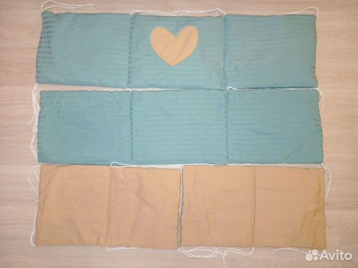 Бортики и одеяло в детскую кроватку