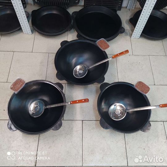 Казан Чугунный Узбекский Обожжённый