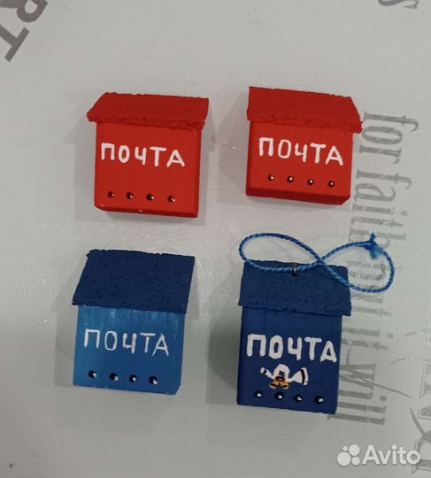 Елочные игрушки. Домики, ручная работа