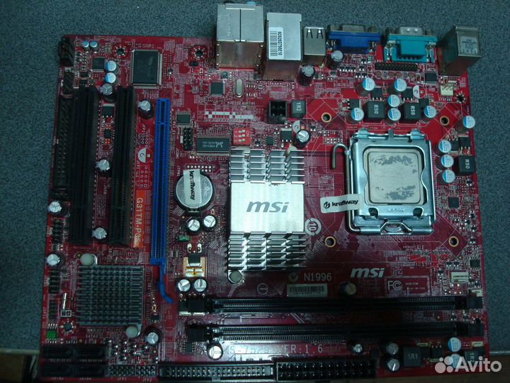 Плата MSI G31TM-P35 (MS-7529 S775) DDR2 Рабочая