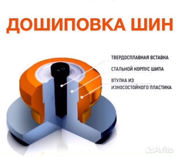 Повторная дошиповка шин