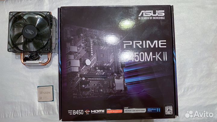 Материнская плата Asus Prime B450M-KII