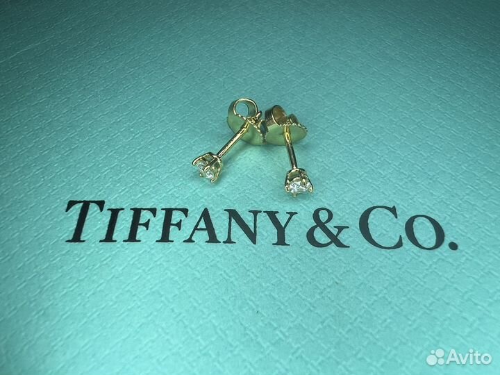 Серьги Пусеты Tiffany