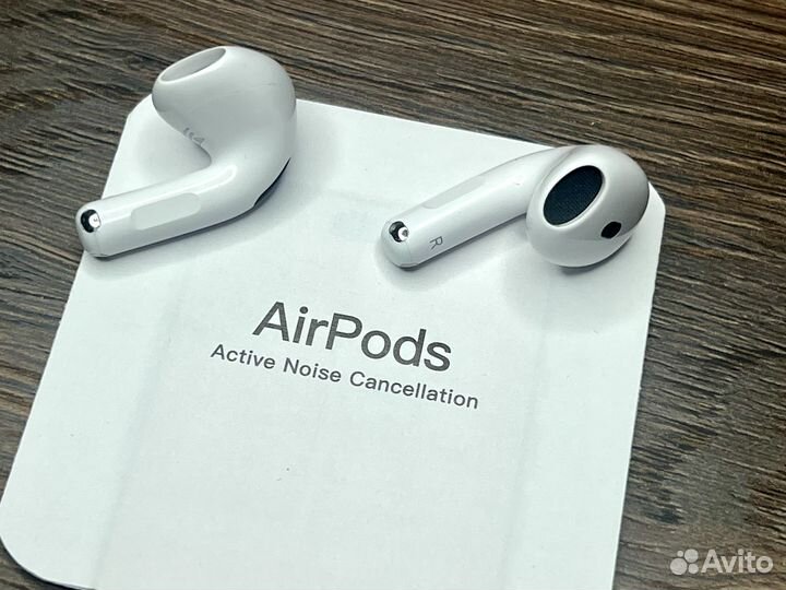 Airpods 4 с шумоподавлением (новые, гарантия)