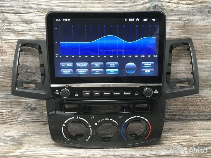 Магнитола на Toyota Hilux 7