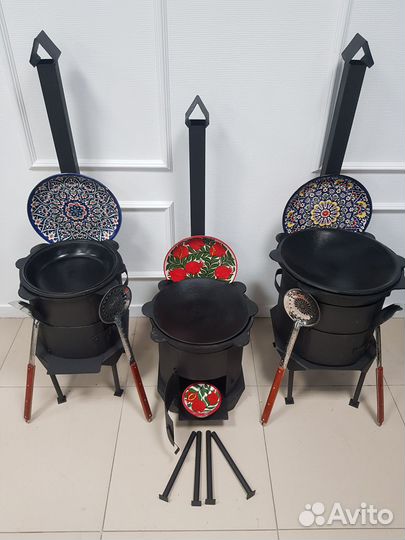 Казан узбекский с пекой