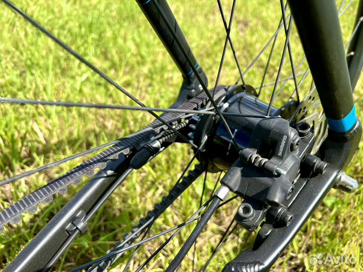 Велосипед Cube hyde race ремень планетарка L