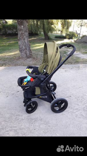 Коляска Hauck King Air Plus Trioset (Melange green