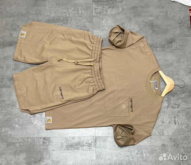 Костюм двойка мужской с шортами carhartt