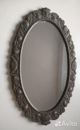 Зеркало СССР овальное 1985г. Мосгорисполком