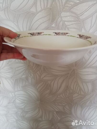 Тарелка салатник зик Конаково ежевика СССР