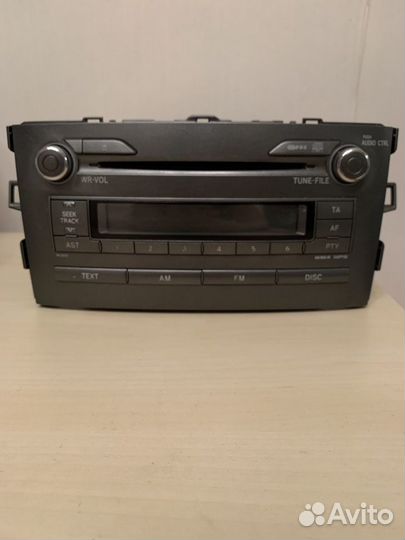 Штатная магнитола тойота