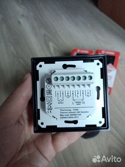 Терморегулятор Thermoreg TI-200 Design Black