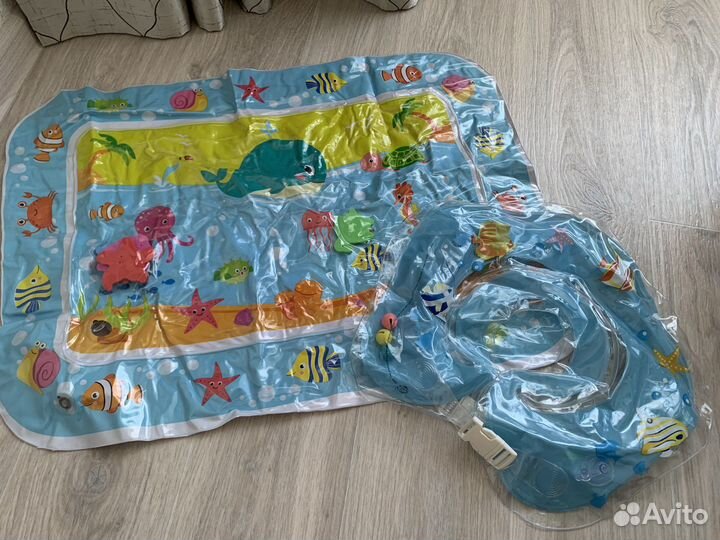 Детский игровой развивающий коврик и круг