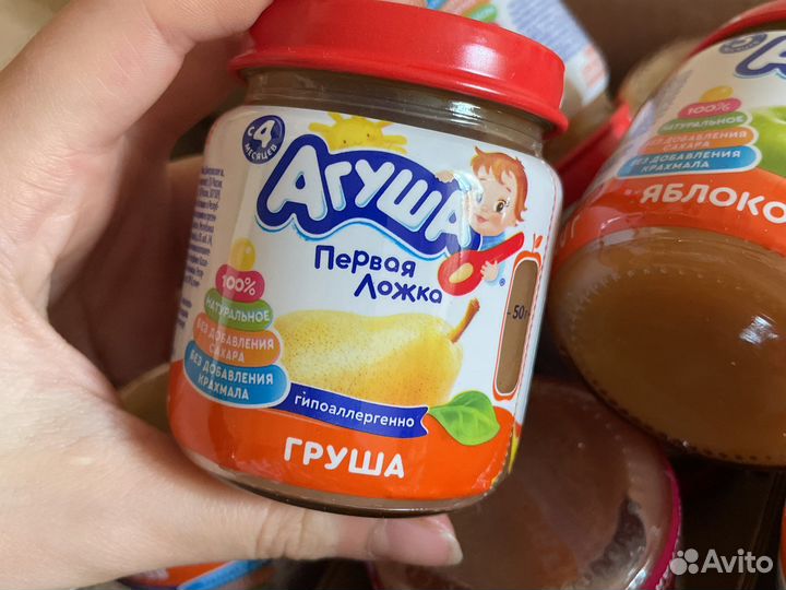 Фруктовое пюре агуша