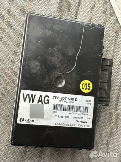 Touareg NF интерфейс Gateway 7p6907530D