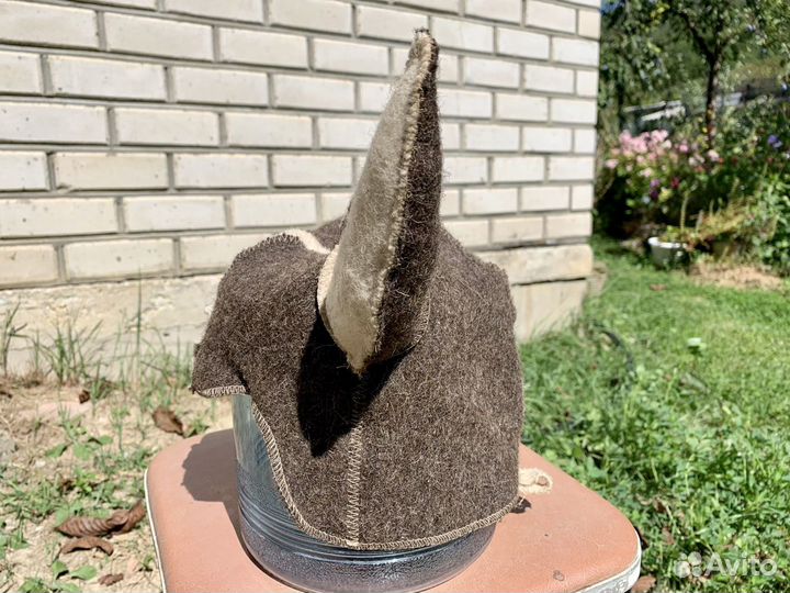 Шапка для бани и сауны викинг войлок