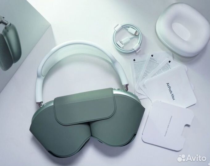 Наушники Air Pods Max зеленые новинка