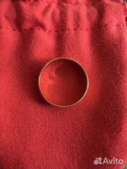 Золотое кольцо женское 17.5