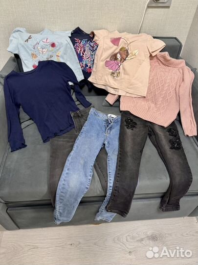 Вещи пакетом для девочки 104-110