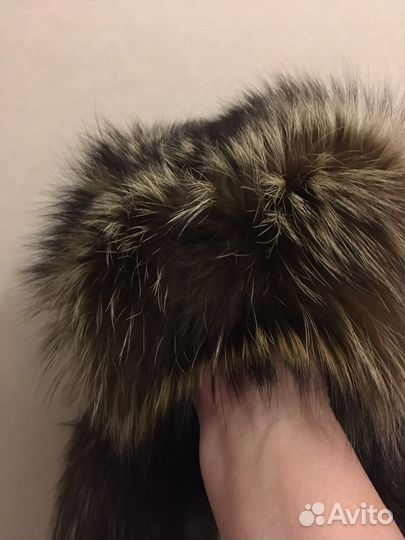 Шапка ушанка норковая женская 56