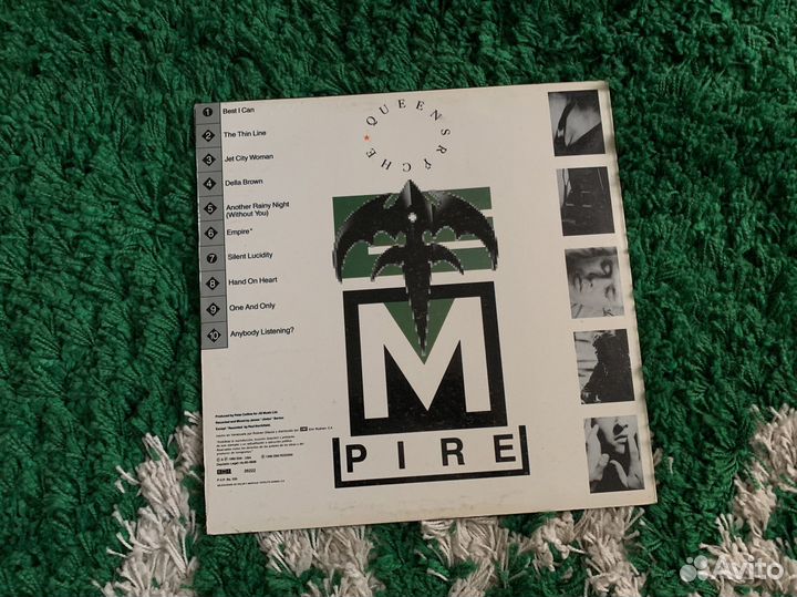 Queensrÿche Empire vinyl для Виктора