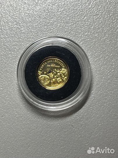 Золотые монеты 999пробы (метеориты) 6шт Цена 1шт