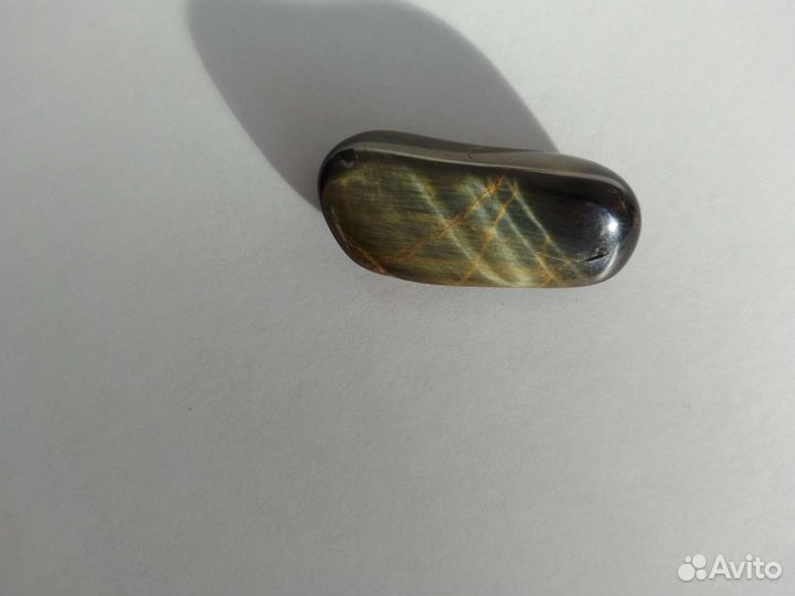 Кошачий глаз,натуральный камень мельхиор