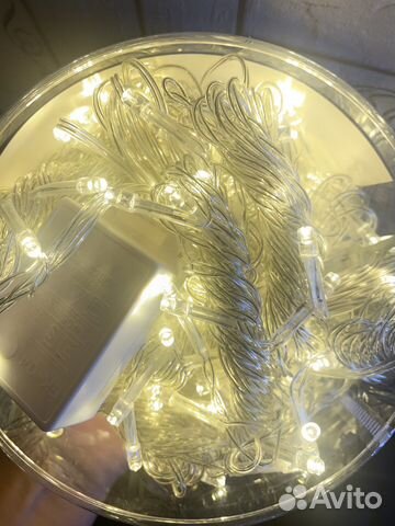 Гирлянда штора на окно 3х3