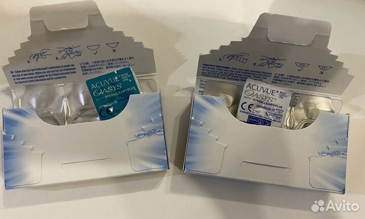 Линзы acuvue oasys -5,50.,6