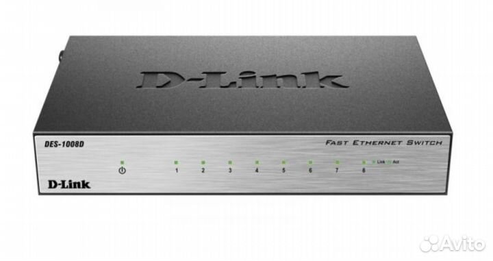Коммутатор D-link DES 1008D