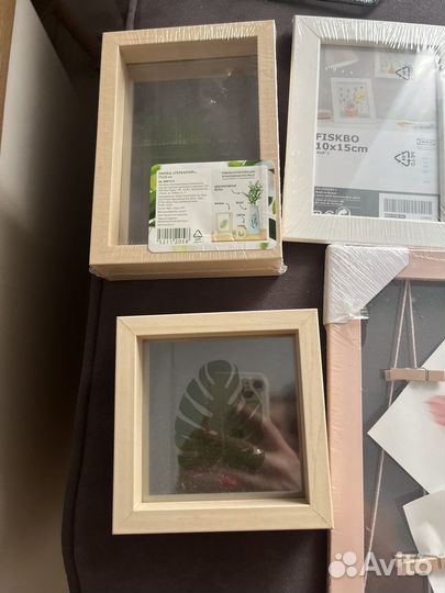 Декор: рамки, светильники, кашпо, подсвечники