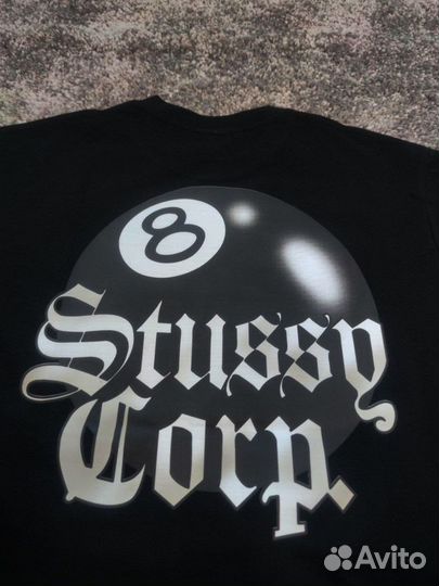 Футболка Stussy Corp Tee Black