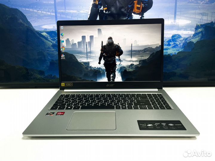 Игровой ноутбук Acer на Ryzen + Radeon + SSD
