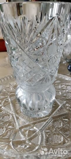Хрустальная посуда Вазы, Салатницы, Бокалы