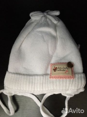 Шапочка новорожденной девочке