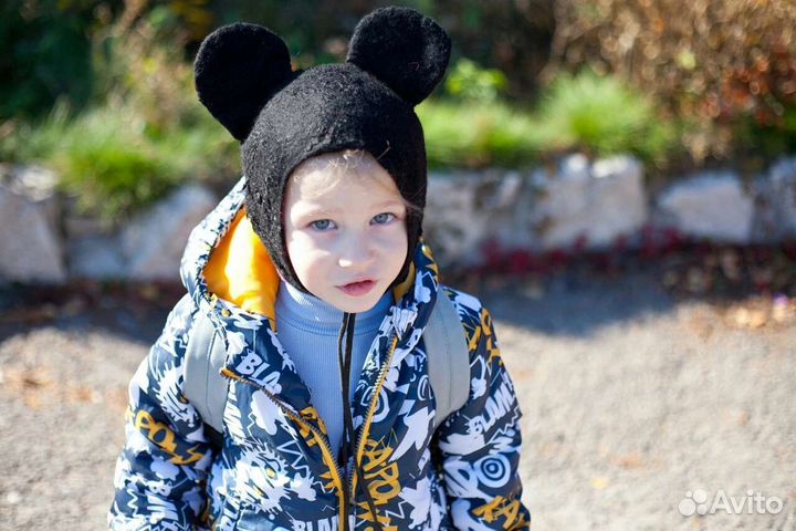 Шапка Микки маус (Минни Маус) из войлока