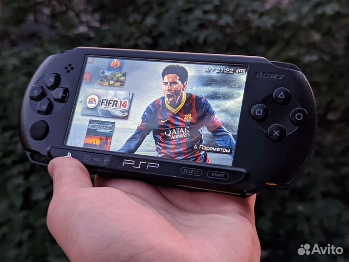 PSP E1008 32gb 47 игр