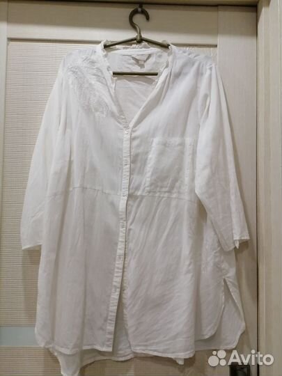 Блуза белая 50-52