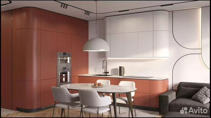 Кухня под потолок встраиваемая