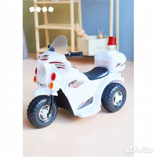 Детский электро мотоцикл от 3 до 6 лет
