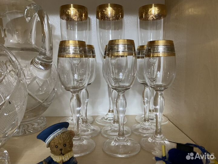 Набор бокалов для шампанского и водки
