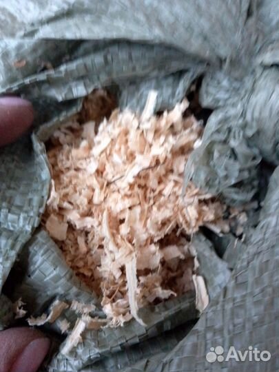 Опилки стружка сухая, чистая в мешках и в развес