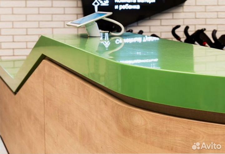 Ресепшн для бара из искусственного камня