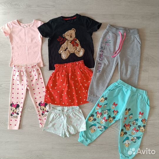 Вещи пакетом для девочки 98 104