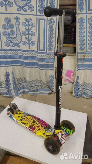 Самокат детский трехколесный бу